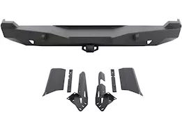 Smittybilt 84-01 cherokee (xj) 2/4 door xrc rear bumper w/hitch - black textured