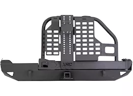 Smittybilt 84-01 cherokee (xj) 2/4 door xrc rear bumper w/hitch & tire carrier - black textured