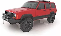 Smittybilt 84-01 cherokee xj 4 door xrc body cladding - black textured