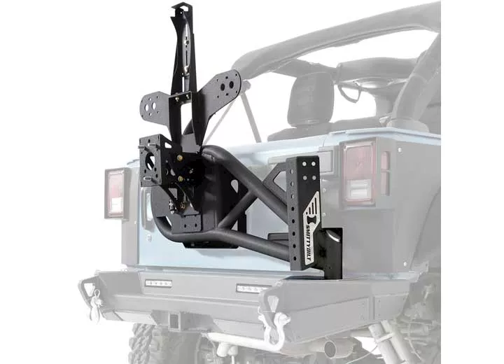 Smittybilt 07-18 wrangler jk 2/4 door xrc gen2 bolt on tire carrier