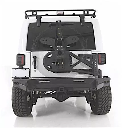 Smittybilt 07-18 wrangler jk 2/4 door xrc gen2 bolt on tire carrier