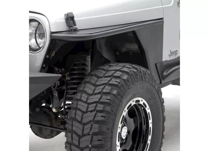 Smittybilt 97-06 wrangler tj/lj 2dr xrc armor front tube fenders; black textured