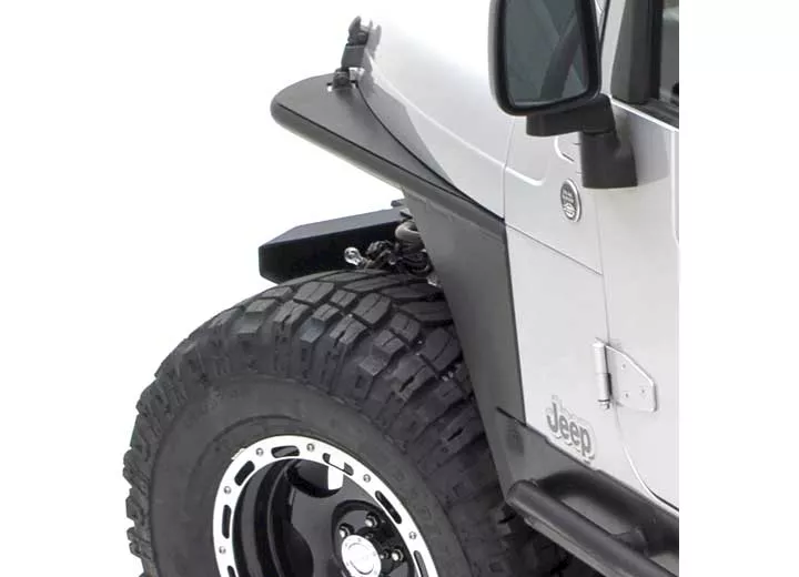 Smittybilt 97-06 wrangler tj/lj 2dr xrc armor front tube fenders; black textured