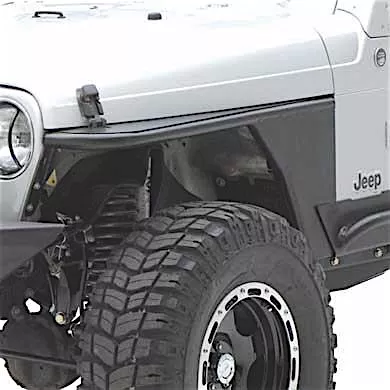 Smittybilt 97-06 wrangler tj/lj 2dr xrc armor front tube fenders; black textured