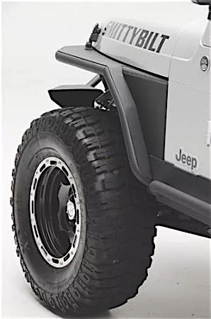 Smittybilt 97-06 wrangler tj/lj 2dr xrc armor front tube fenders; black textured