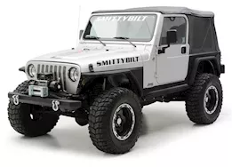 Smittybilt 97-06 wrangler tj/lj xrc armor front tube fenders w/3in flare; black textured