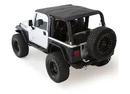 Smittybilt 97-06 wrangler tj/lj xrc armor front tube fenders w/3in flare; black textured