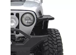 Smittybilt 97-06 wrangler tj/lj xrc armor front tube fenders w/3in flare; black textured