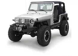 Smittybilt 97-06 wrangler tj 2 door xrc rear corner guards - black textured