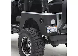 Smittybilt 97-06 wrangler tj 2 door xrc rear corner guards - black textured