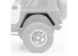 Smittybilt 97-06 wrangler tj/lj xrc rear 3in bolt on flares for corner guards - black textured