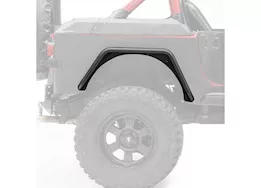 Smittybilt 87-95 wrangler (yj) xrc rear 3in fender flares - black textured