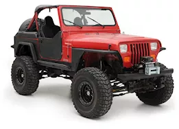 Smittybilt 87-95 wrangler (yj) xrc rear 3in fender flares - black textured