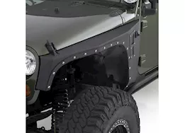 Smittybilt 07-18 wrangler jk 2/4 dr xrc front fenders armor; sold as pair; black textured