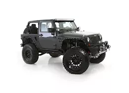 Smittybilt 07-18 wrangler jk 2 door xrc rear corner guards - black textured