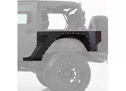 Smittybilt 07-18 wrangler jk 2 door xrc rear corner guards - black textured