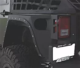 Smittybilt 07-18 wrangler jk 2 door xrc rear corner guards - black textured