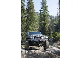 Smittybilt 07-18 wrangler jk 2/4 dr xrc atlas front bumper w/grille guard & fog light holes; black