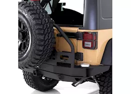 Smittybilt 07-18 wrangler jk 2/4 door xrc atlas rear bumper with tire carrier