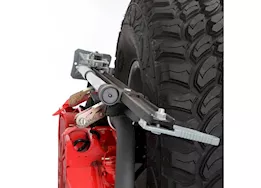 Smittybilt 07-18 wrangler jk 2/4 door xrc atlas rear bumper with tire carrier