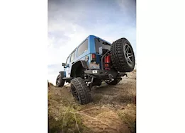 Smittybilt 07-18 wrangler jk 2/4 door xrc atlas rear bumper with tire carrier