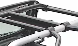 Smittybilt 11-18 wrangler jk 4dr src 6-pc roll cage kit; satin black powdercoat