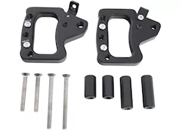 Smittybilt black aluminum grab handles 07-18 jeep wrangler jk front 2/4 door