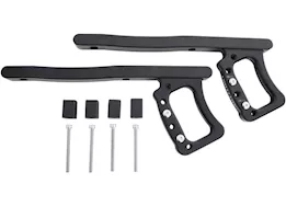 Smittybilt black aluminum grab handles 07-18 jeep wrangler jk rear 2/4 door