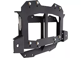 Smittybilt 18-c jeep wrangler jl spare tire relocation bracket; fits up to 35in tire