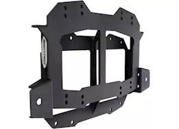 Smittybilt 18-c jeep wrangler jl spare tire relocation bracket; fits up to 35in tire