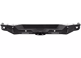 Smittybilt 18-c wrangler jl 2/4dr gen 2 src rear bumper; solid d-ring & jack point mount; textured black