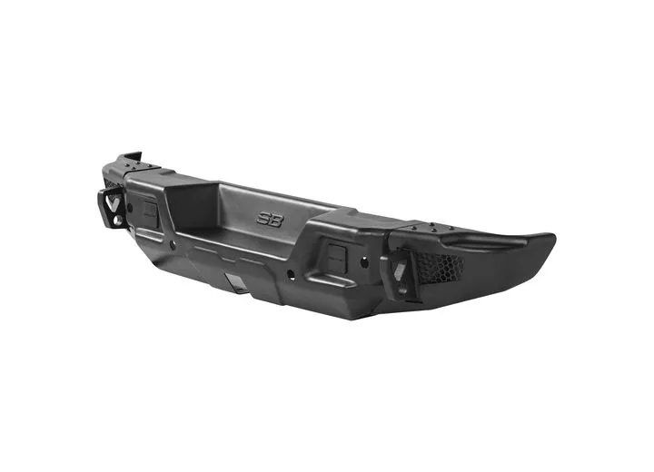 Smittybilt 18-c wrangler jl 2/4dr stryker rear bumper; black