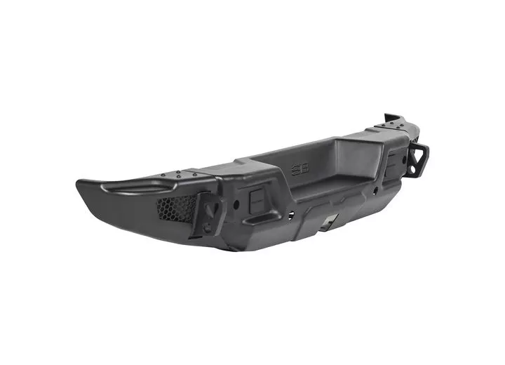 Smittybilt 18-c wrangler jl 2/4dr stryker rear bumper; black