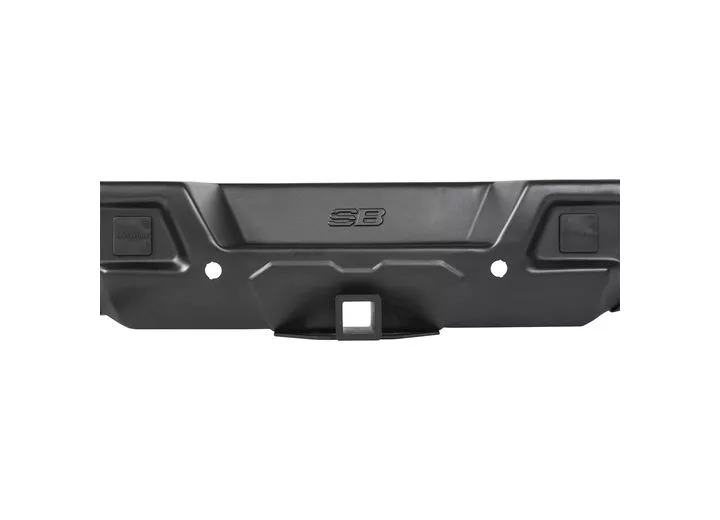 Smittybilt 18-c wrangler jl 2/4dr stryker rear bumper; black