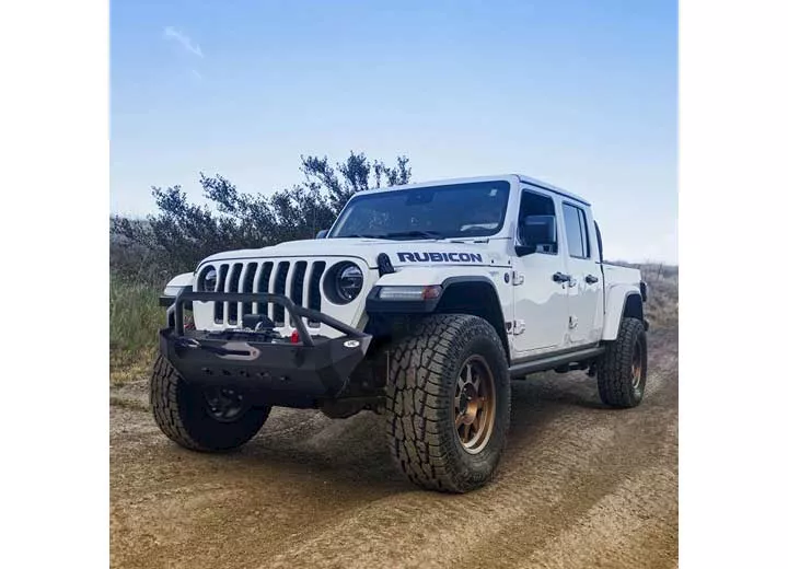 Smittybilt 18-c wrangler jl; 20-c gladiator xrc gen1 front bumper w/winch plate; matte black