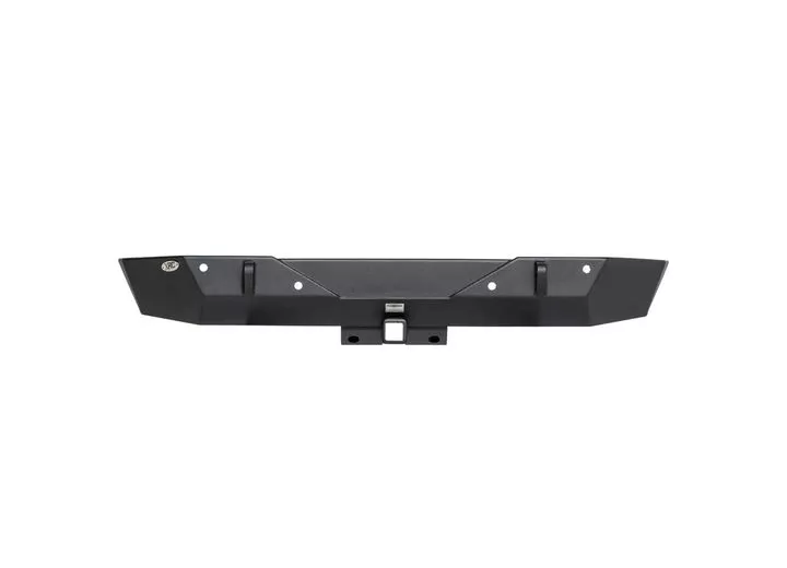 Smittybilt 18-wrangler jl 2/4dr gen 1 xrc rear bumper; matte black; inc class iii receiver hitch/d-rings