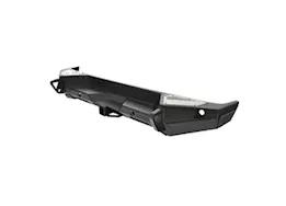 Smittybilt 18-c wrangler jl 2/4dr gen 2 xrc rear bumper w/solid d-ring and jack point mount; texture black