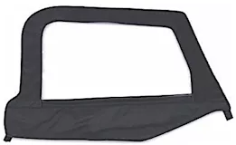 Smittybilt 97-06 wrangler tj replacement upper doorskin w/frame; black diamond