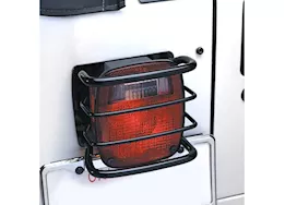 Smittybilt 76-06 cj & wrangler (yj/tj/lj) euro tail light guards - black