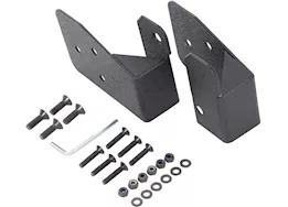 Smittybilt 97-06 wrangler (tj/lj) mirror relocation bracket - textured black