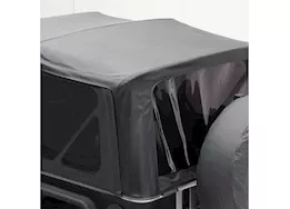 Smittybilt 10-18 wrangler (jk) 2 door soft top - oem replacement w/tinted windows - black diamond