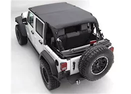 Smittybilt 07-09 wrangler (jk) - 4 door extended top - black diamond