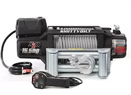 Smittybilt X20 gen2 15.5k waterproof wireless winch w/steel cable