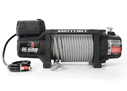 Smittybilt X20 gen2 15.5k waterproof wireless winch w/steel cable