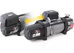 Smittybilt X20 gen2 15.5k waterproof wireless winch w/steel cable