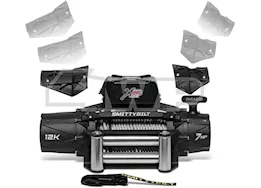 Smittybilt Xrc gen3 12k winch w/steel cable