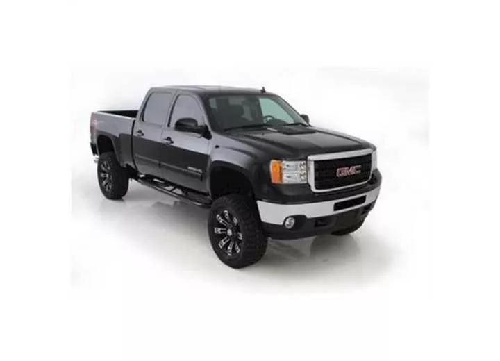 Smittybilt 15-18 silverado/sierra hd extended cab - 6.5 bed nerf steps - 4 step - gloss black