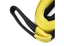 Smittybilt 2in x 20ft tow strap; yellow;  20,000 lb. rating