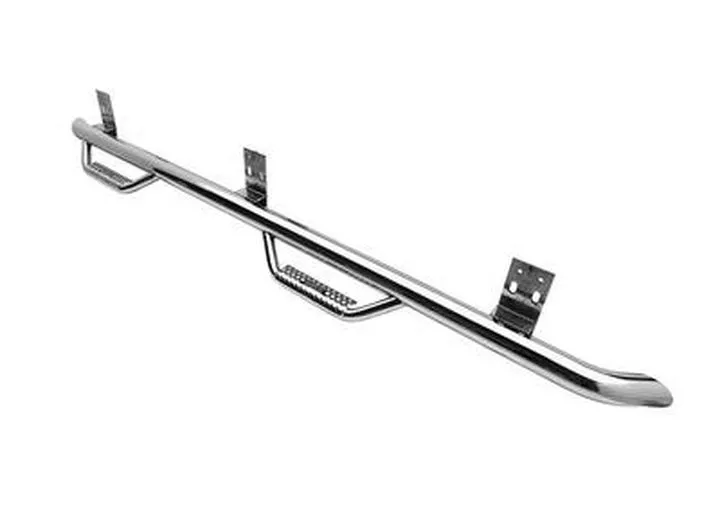 Smittybilt 19-23  ram 1500 crew cab wheel to wheel nerf step bar-stainless steel