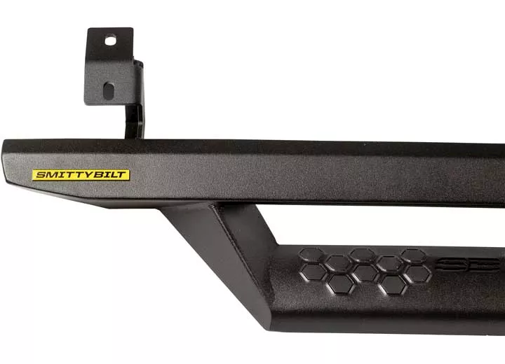 Smittybilt 16-23 toyota tacoma double cab nerf step squared black